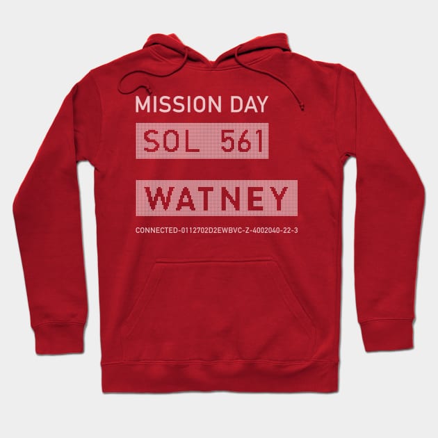 The Martian – Watney Emblem Hoodie by GraphicGibbon